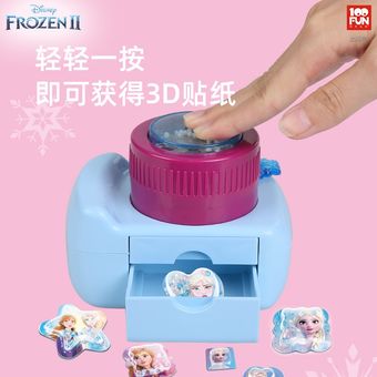 juguetes DS-2130A máquina de pegatinas 3d de Frozen para niños casa de juegos para niñas pegatinas hechas a mano 