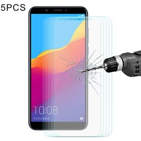 5 PCS Enkay Hat Príncipe Para Huawei Honor Jugar 7c 0.26mm 9h Dureza 2.5D Borde Curvado Tempered Glass Screen Film