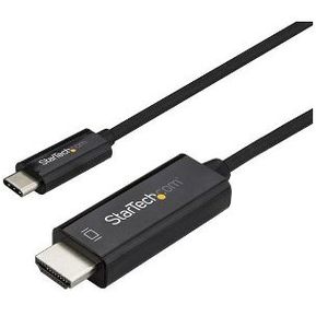 CABLE ADAPTADOR DE 1M USB-C A HDMI 4K 60HZ - NEGRO - CABLE U...