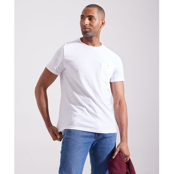 Camiseta Hombre Patprimo M C Blanco Poli ster 44090819 10215