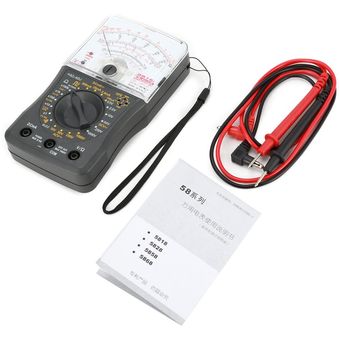 Mini multímetro analógico de mano AC  DC voltímetro amperímetro ohmio 