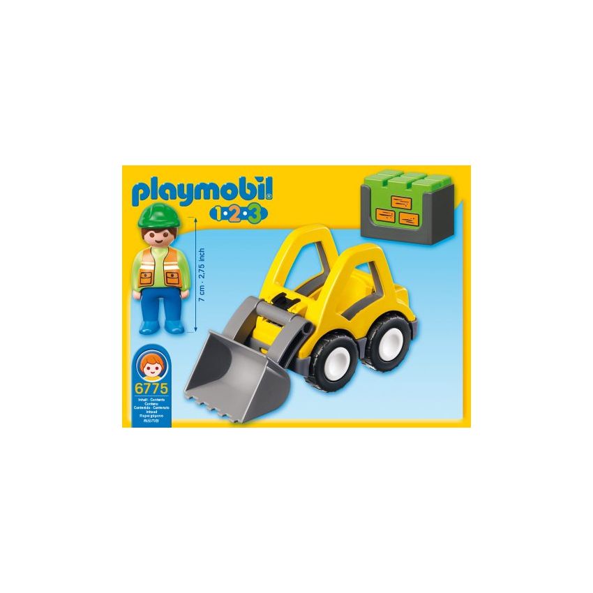excavadora playmobil 123