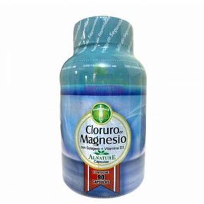 Cloruro de Magnesio 1000mg + Colágeno + Vitamina D3 90 Cápsulas