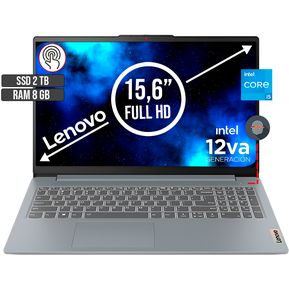 LENOVO IDEAPAD SLIM INTEL CORE I5-12450H SSD 2TB RAM 8GB LED 15,6 TOUCH FHD