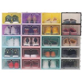 Cajas Organizador De Zapatos Set 4 Zapatero Apilable