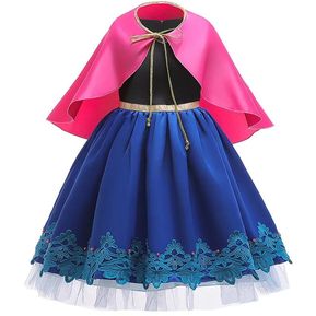 110-150cm Vestido de niña Frozen Vestido de lentejuelas azul