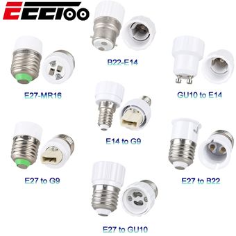 EeeToo-Base de lámpara Led E27 portalámparas de conversión para bombi EeeToo-Base de lámpara Led E27 portalámparas de conversión para bombi