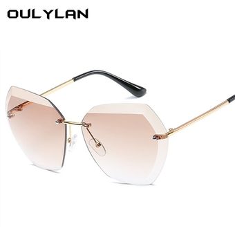 Oulylan gafas de sol sin marco para mujeres con gafas demujer 