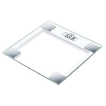 Báscula Digital Baño Vidrio Verde Pantalla Lcd GS208 Beurer