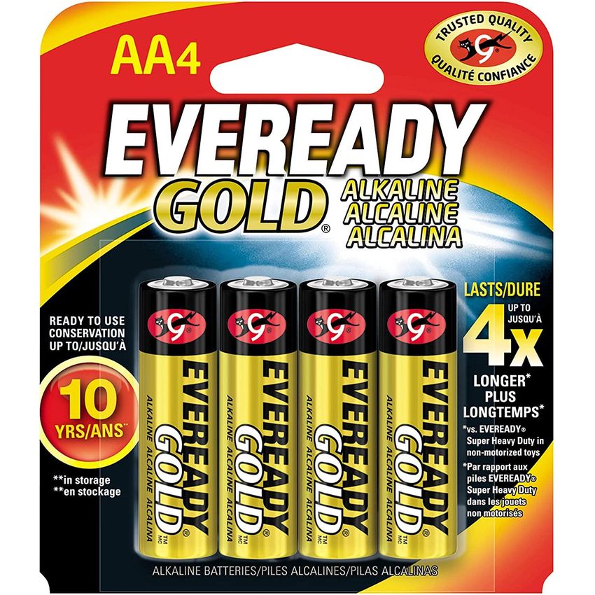 Pila Eveready Gold Aaa Alcalina Blister 4 Unidades