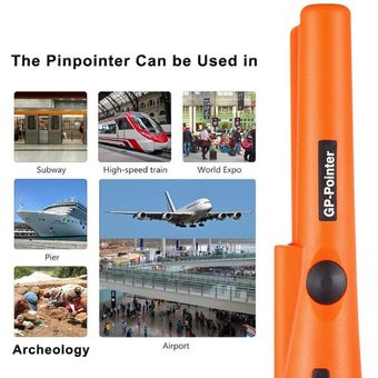 Detector de metales de mano Pinpointer impermeable Pin puntero Sonda con funda 