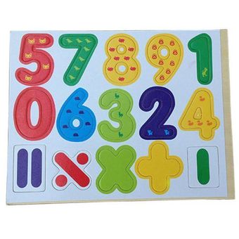 15 piezas de madera números magnéticos matemáticas bebé aprendizaje ju 
