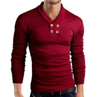 playeras rojas para hombre