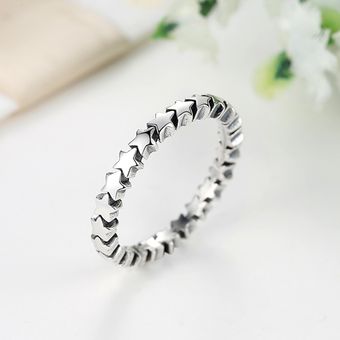Anillos 100% 925 De Plata Esterlina En Forma De Anillo Las 