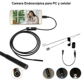Camara Endoscopica Con Luz Celular Pc Usb 1m 720p