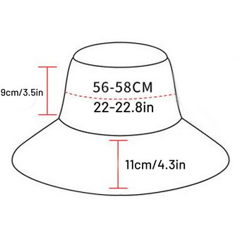 Sombrero del verano Pescador doble cara Sombrero anti-UV de protección solar recorrido al aire libre 