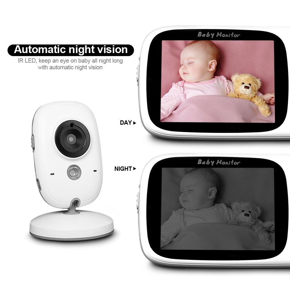 Monitor Bebé 3,2 Pulgadas Wifi Cámara Digital Inteligente co