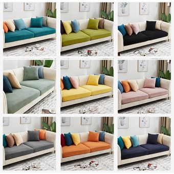 Funda de cojín de sofá elástica para sala de estar,Protector de muebles de esquina gruesa,cubierta de sofá,0045 #naiyou huang 