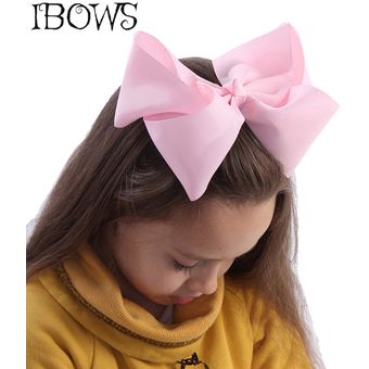 accesorios grandes de 8 \ 60 colores de Boutique Broches de lazo de grogrén para el pelo para mujer y niña 