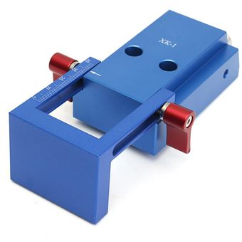 Mini Kreg Style Pocket Hole Jig Kit System para trabajo de madera y carpintería con broca escalonada y accesorios 