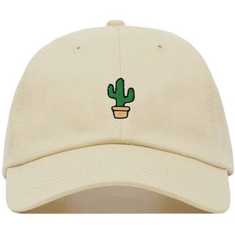 Gorra de béisbol con bordado de cactus para hombre y mujer gorro de 