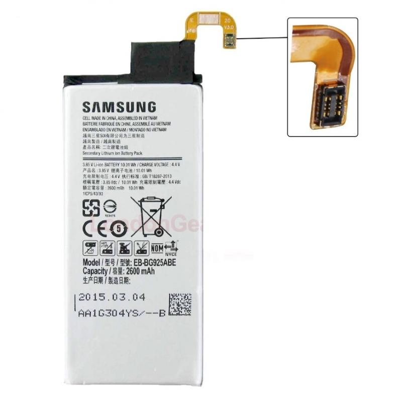 Pila Batería Samsung Galaxy S6 Edge 2600 MAh EB-BG925ABE