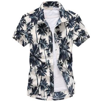 Camisa hawaiana para hombre,ropa con estampado de palmera,ideal #12 