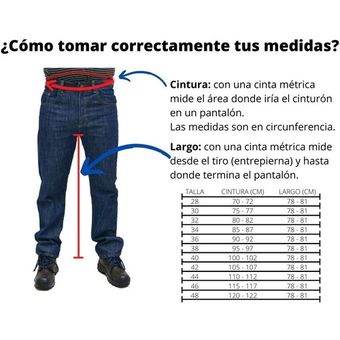 Jeans De Trabajo Industrial Uso Rudo Tallas 28 - 48