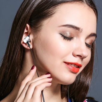 ES-910i Elevador de lujo cómodo Auriculares auriculares de 3,5 mm Auriculares en oreja 