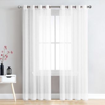 dormitorio y cocina tul blanc LISM pura cortinas para sala de estar 