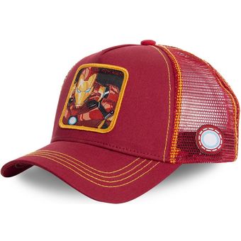 Sombrero de camionero con diseño de parche de Anime gorra de béisbo 