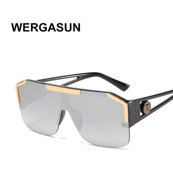 Wergasun marca de diseño de gafas de sol de gran tamañomujer 