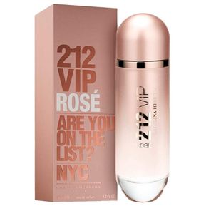 Perfume 212 Vip Rose De Carolina Herrera Para Mujer 125 ml