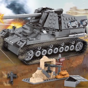 Ausini Gran tamaño grande Serie Militar Panzer Chariot 