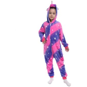 Pijama de dibujos animados de franela para niña para niño-LA59 mono de unicornio Panda 