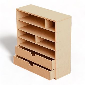 Organizador de madera ideal para tener ordenado tu escritorio