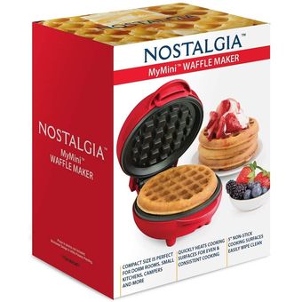 Gofrera Mini, ‎550Ｗ Waffle Maker Rosa de segunda mano por 15 EUR en  Fuengirola en WALLAPOP