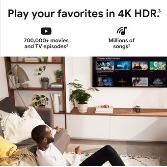 Reproductor Google Chromecast 4K