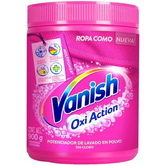 Quitamanchas en Polvo Vanish Oxi Action Rosa Multipower 900g