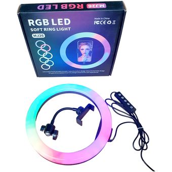 Aro Luz Led Rgb Multicolor Fotografias Videos Profesional Linio