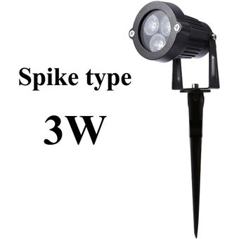 #3W Spike type Lámpara de jardín para césped,LED COB,AC220V,110V,DC12V,luz LED para exteriores de 