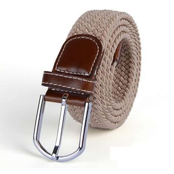 Cinturón Elástico Para Hombres De 6 Colores Cinturón Ancho 