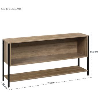 Mueble para Microondas 61.5cm Blanco/Rojo