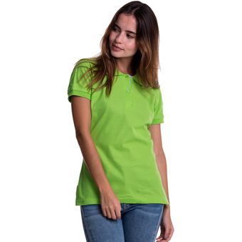 camisa polo verde limon