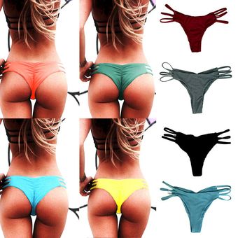 Pantalones Cortos De Bikini Sexys Brasileños Dos Piezas De G 
