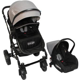 Coche Travel System Orleans Bebeglo Gris 