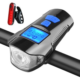 trasera velocímetro LED Luz delantera Kit de luz para bicicleta 