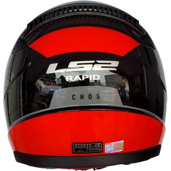 Casco moto ls2-353 supreme rojo + obsequio pinlock LS2