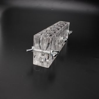 Bricolaje acrílico transparente de 10 hoyos Incienso conos del molde del molde de la herramienta para los principiantes-No especificado 