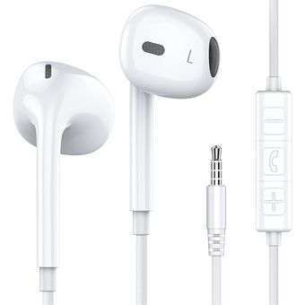 AURICULARES MOTOROLA EARBUDS 3S JACK 3.5MM MANOS LIBRES WHITE